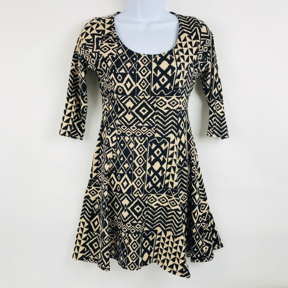 love J Other - Love J (J. Jill Juniors) Dress Black/Tan Sz Med